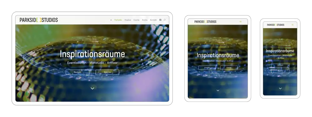 Webdesign Eventlocation