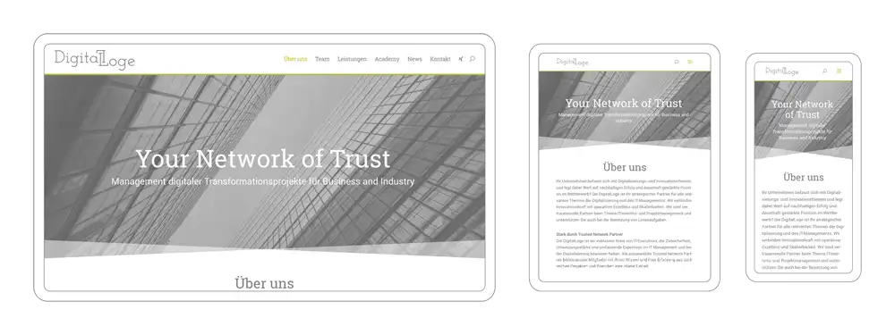 Webdesign IT Management